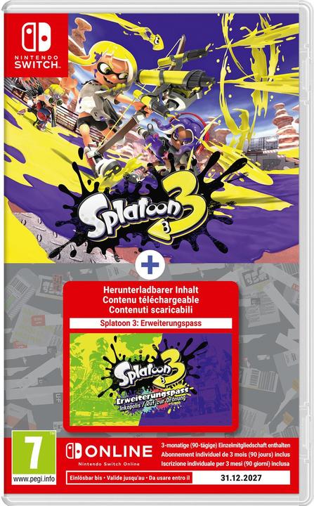 Produktbild Nintendo Splatoon 3 + Erweiterungspass (Switch, Multilingual)