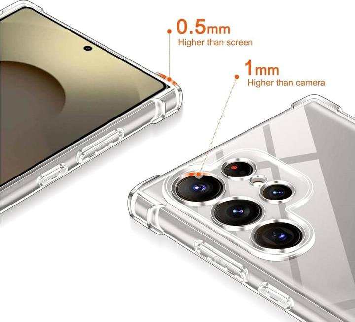 Produktbild Screenguard Hülle Crystal Soft Airbag Bumper (Samsung Galaxy S25 Ultra)