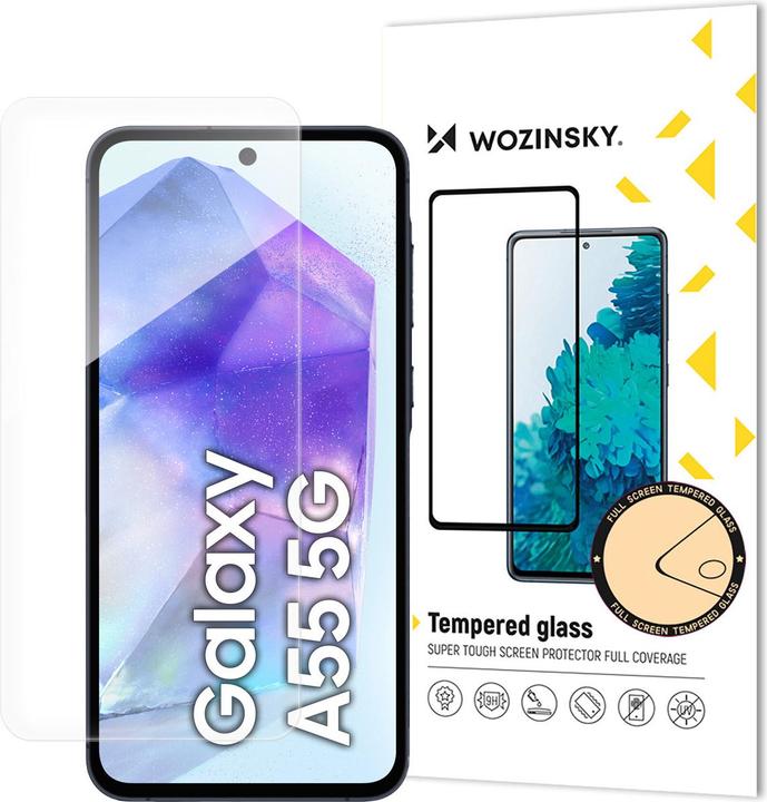 Produktbild Hurtel Wozinsky Panzerglas für Samsung Galaxy A55 (1 Stück, Samsung Galaxy A55)