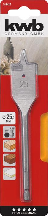 Actual product image kwb Flat milling drill PROFI, ø 25 mm (25 mm)