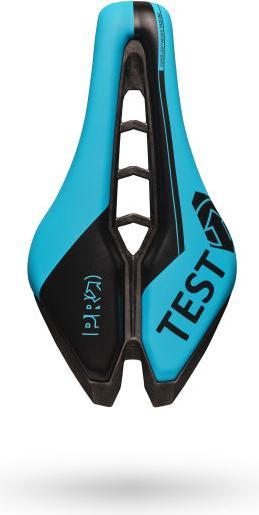 Actual product image PRO Bike Gear Test saddle TSA 1.2 TRI/TT saddle, blue, stainless steel frame, 142mm