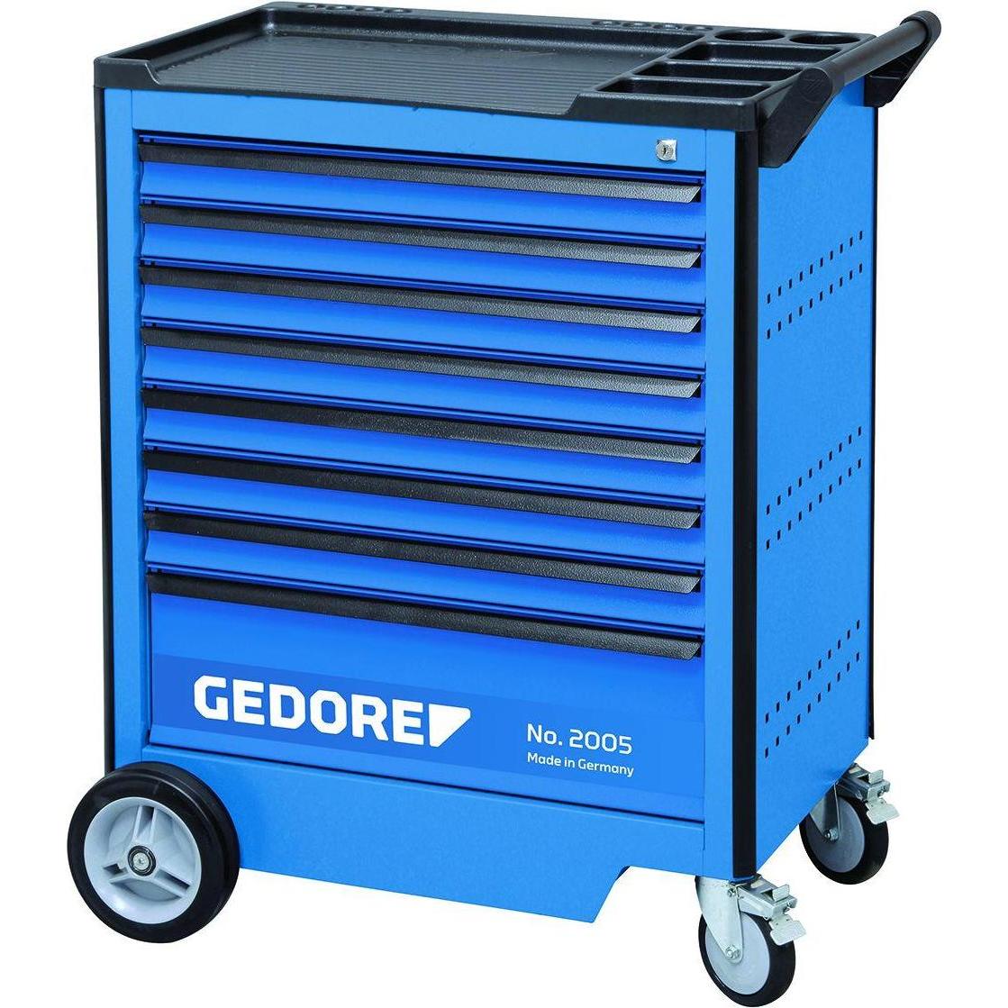 Gedore, Werkzeugwagen + Montagewagen, 2005 0701 Werkzeugwagen mit 8 Schubladen (1 x)