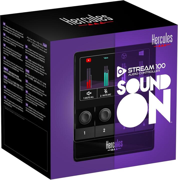 Produktbild Hercules Mixersteuerung Stream 100 Audio Controller retail