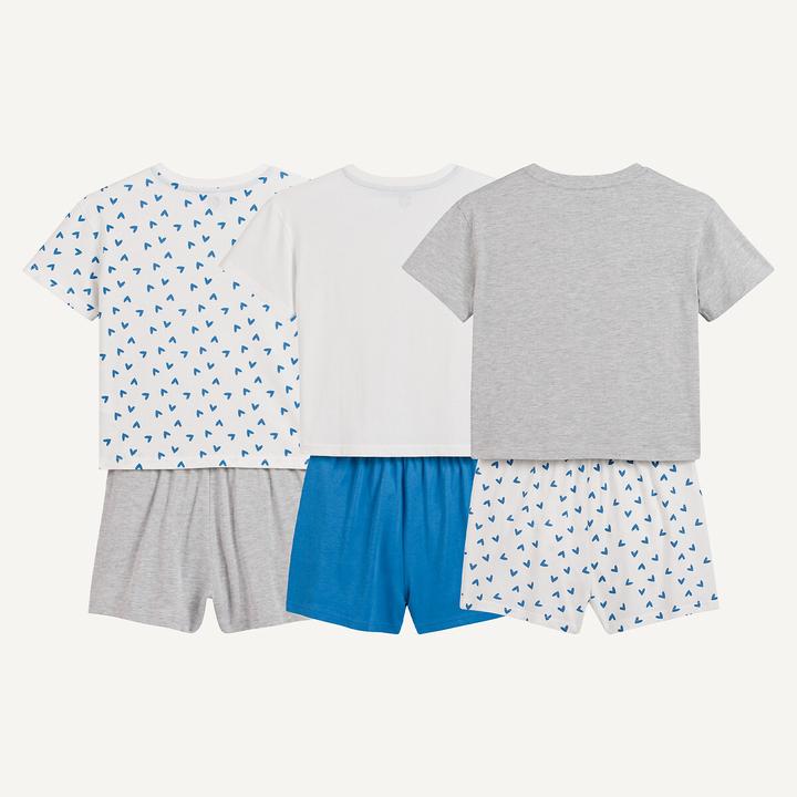 Produktbild La Redoute Collections 3er-Pack Kurzpyjamas (140)