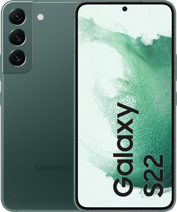 Samsung Galaxy S22 (256 GB, Green, 6.10", Dual SIM, 5G)