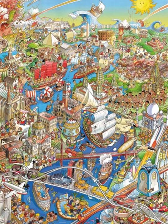 Actual product image Heye History River (1500 pieces)