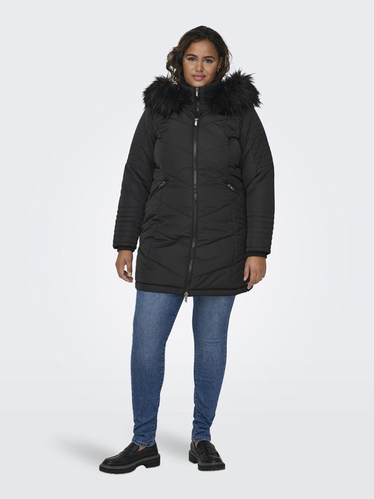 Image du produit Only Capuche Poignets côtelés Manteau (44)