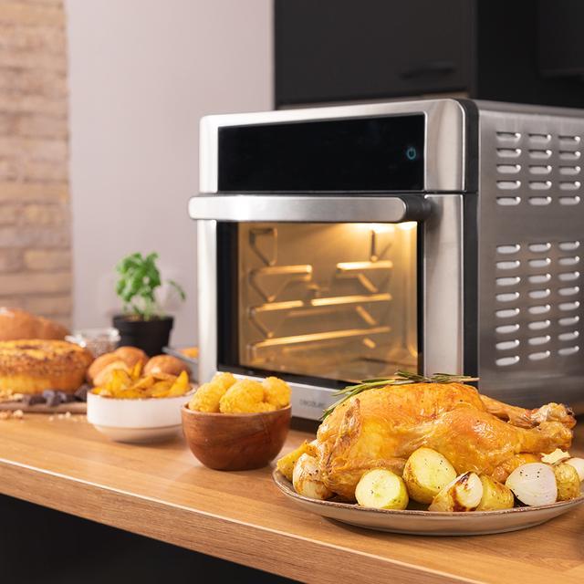 Actual product image Cecotec BAKE&FRY 3000 TOUCH STEEL