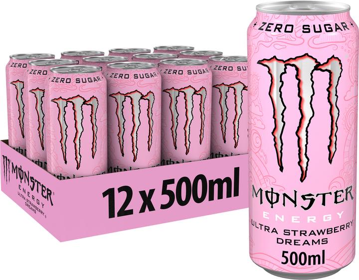 Monster Energy Strawberry Dreams (12 x 50 cl)