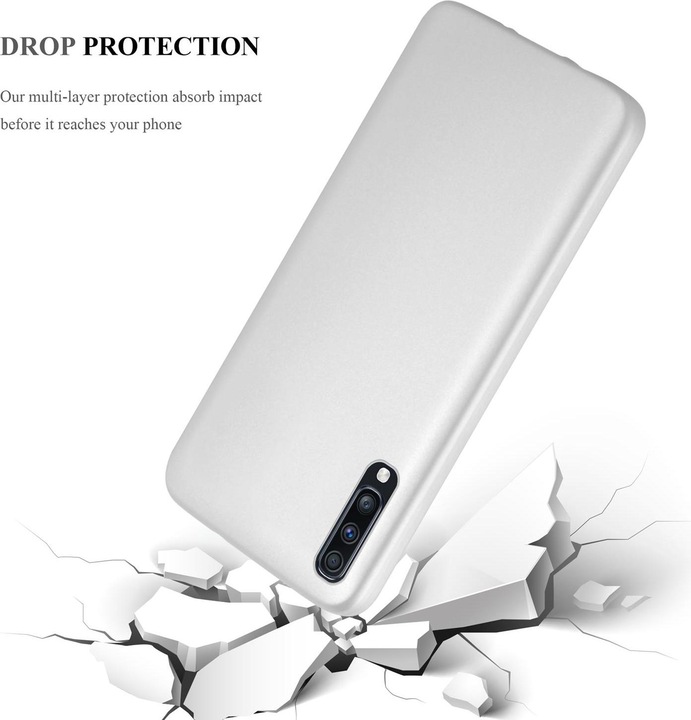 Produktbild Cadorabo TPU Matt Metallic Cover (Samsung Galaxy A70S, Samsung Galaxy A70)