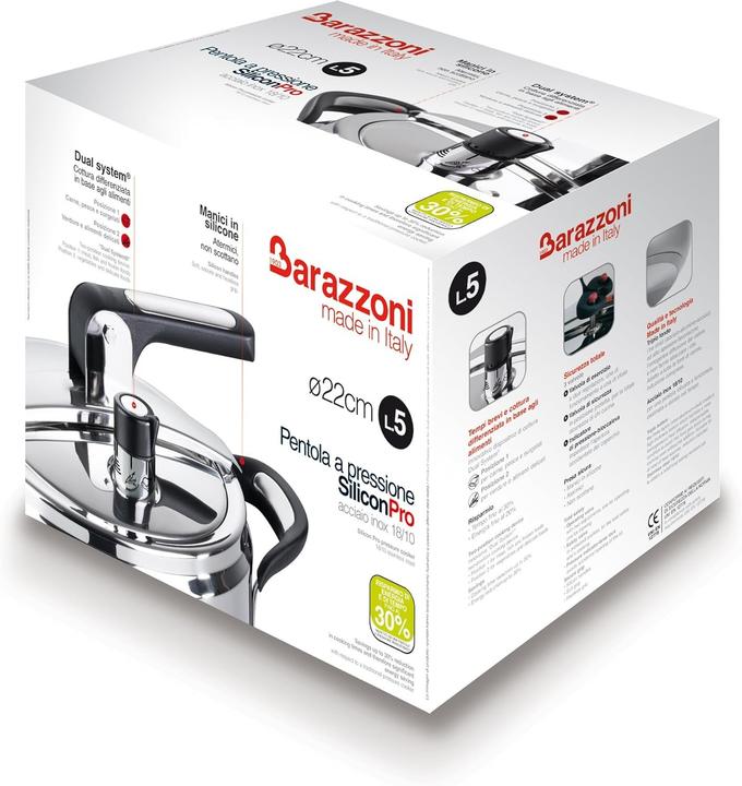 Actual product image Barazzoni Silicon Pro Pressure Cooker (Steam cooker)