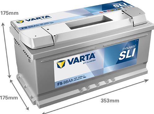Produktbild Varta Black Dynamic F5 (12 V, 88 Ah, 720 A)