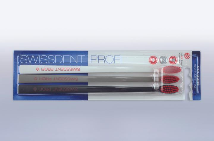 Produktbild Swissdent Profi Colours Trio (Weich, 3 x)