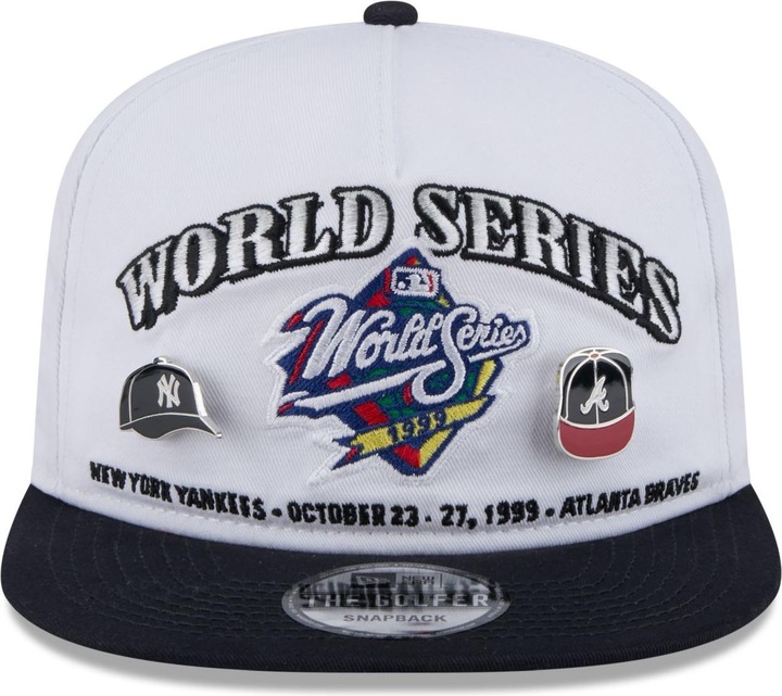 Actual product image New Era Golfer Cap - World Series 1999 Pin Yankees Braves (One size)
