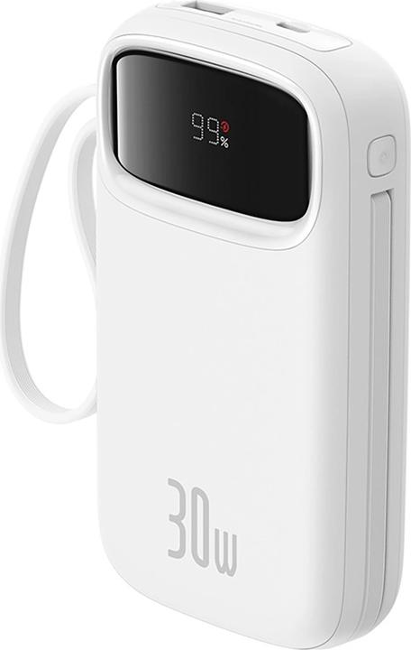 Actual product image Baseus Powerbank QPow 2 20000mAh 30W 2xUSB-C (white) (20000 mAh, 30 W, 74 Wh)