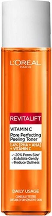 L'Oréal Paris L'Oreal Paris Revitalift Vitamin C Brightening Skin Toner Pore Perfecting Peeling Toner - 180 Ml (Cleansing scrub, 180 ml)