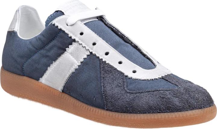 Produktbild Maison Martin Margiela Maison margiela sneakers replica in leather and fabric color blue/white (40)
