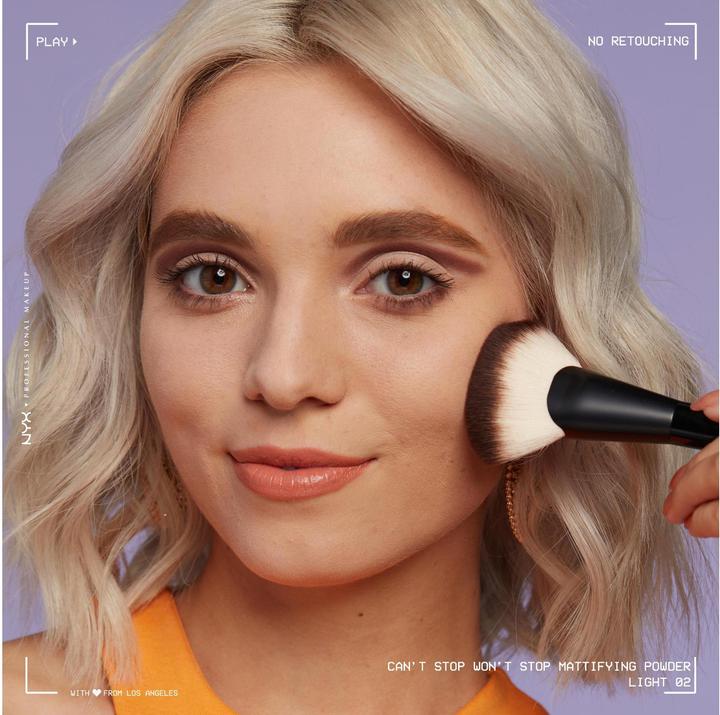 Immagine prodotto NYX Professional Make-Up Polvere Can't Stop Won't Stop Mattifying 02 Light (02 Light)