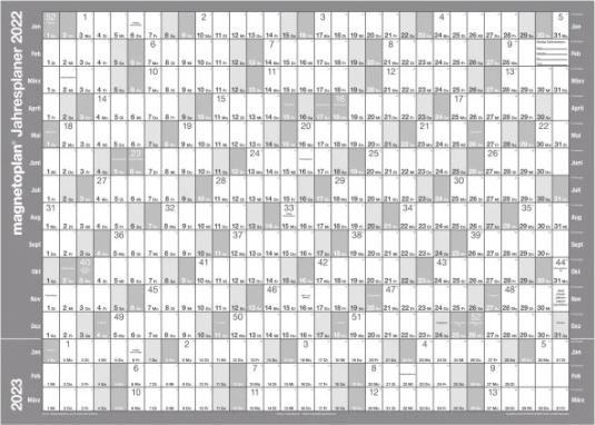 Produktbild Magnetoplan Datumslot für Planer