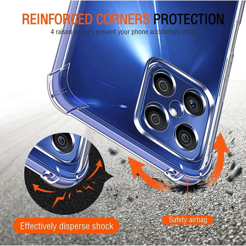 Thumbnail - Screenguard Honor X8 Hülle Crystal Soft Airbag Bumper (Honor X8), Smartphone Hülle, Transparent
