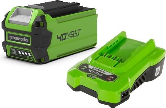 Produktbild Greenworks Battery & Universal Charger Kit (40 V)