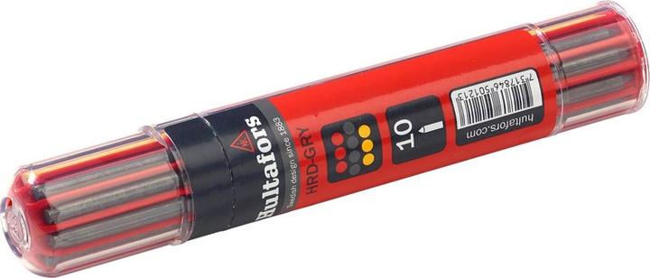 Image du produit Hultafors Recharge à sec - Pakke m/4 grafitstifter & 6 kridt (rød+gul) 650120 (10 pcs)