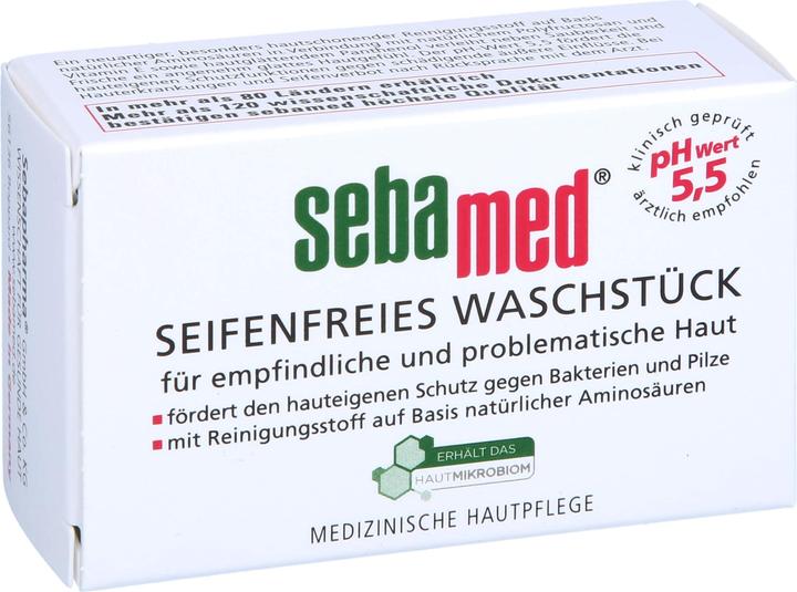 Actual product image Sebamed Soap-Free Washing Cloth, 50 g Xpk