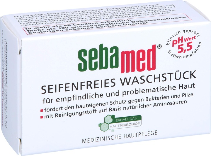 Productafbeelding Sebamed zeepvrije washandjes, 50 g XPK