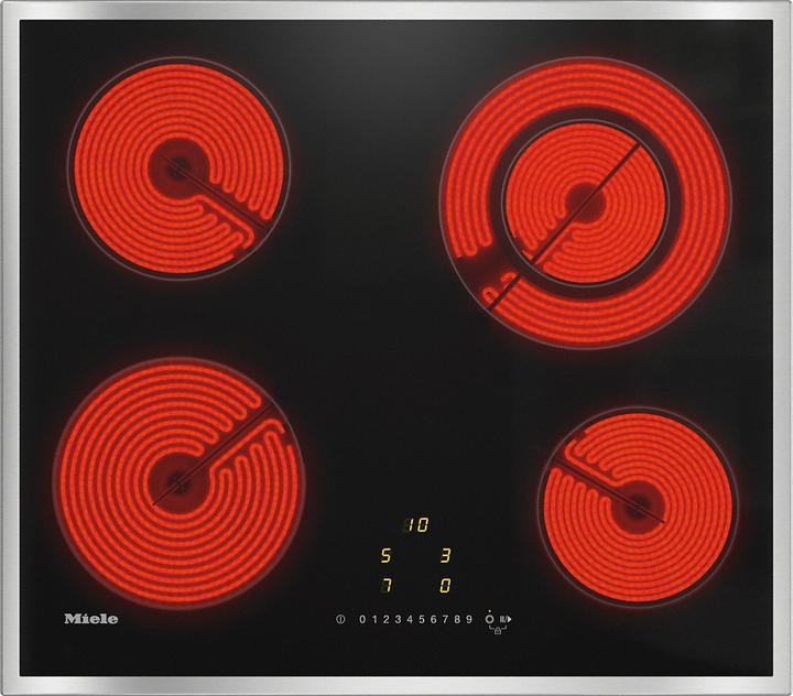 Miele KM 6520 FR Nero Piano cottura a induzione da incasso Zoneless a 4 zone (57.40 cm, Piano cottura a induzione)