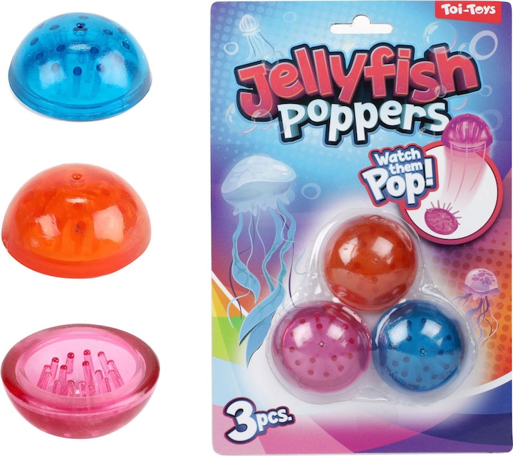 Immagine prodotto Toi-Toys Medusa Plopper, 3 pezzi.