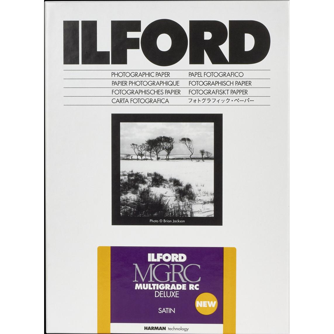 Thumbnail - Ilford 1x 10 MG RC DL 25M 24x30 (190 g/m², 24 x 30 cm, 10 x), Fotopapier, Schwarz