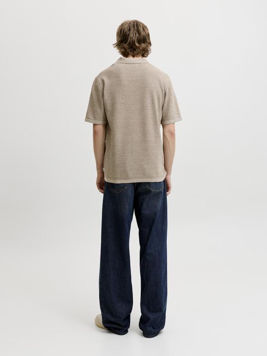 Produktbild Jack & Jones Jjegeorge Knit Split Neck Ss (XXL)