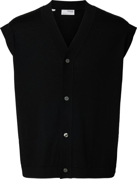 Selected Gilet in maglia 100% lana merino (M)