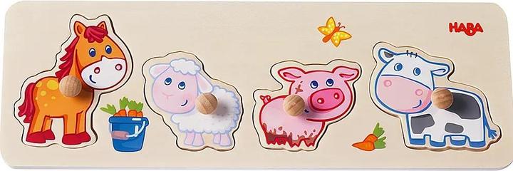 Haba Greifpuzzle Bauernhof-Tierkinder (4 Teile)