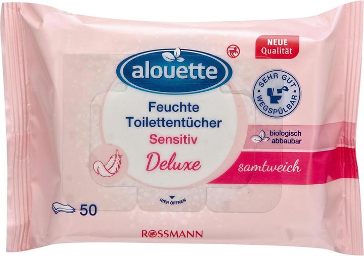 Actual product image Alouette Sensitive Deluxe 1-ply toilet paper (50 Piece)