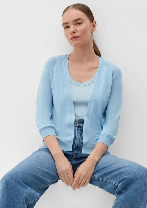 Produktbild s.Oliver Strickjacke Strickjacke aus Viskose (40)