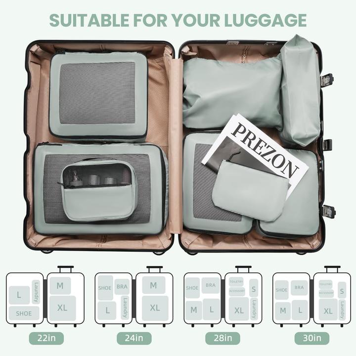 Produktbild Prezon 8er-Set Reise-Organizer