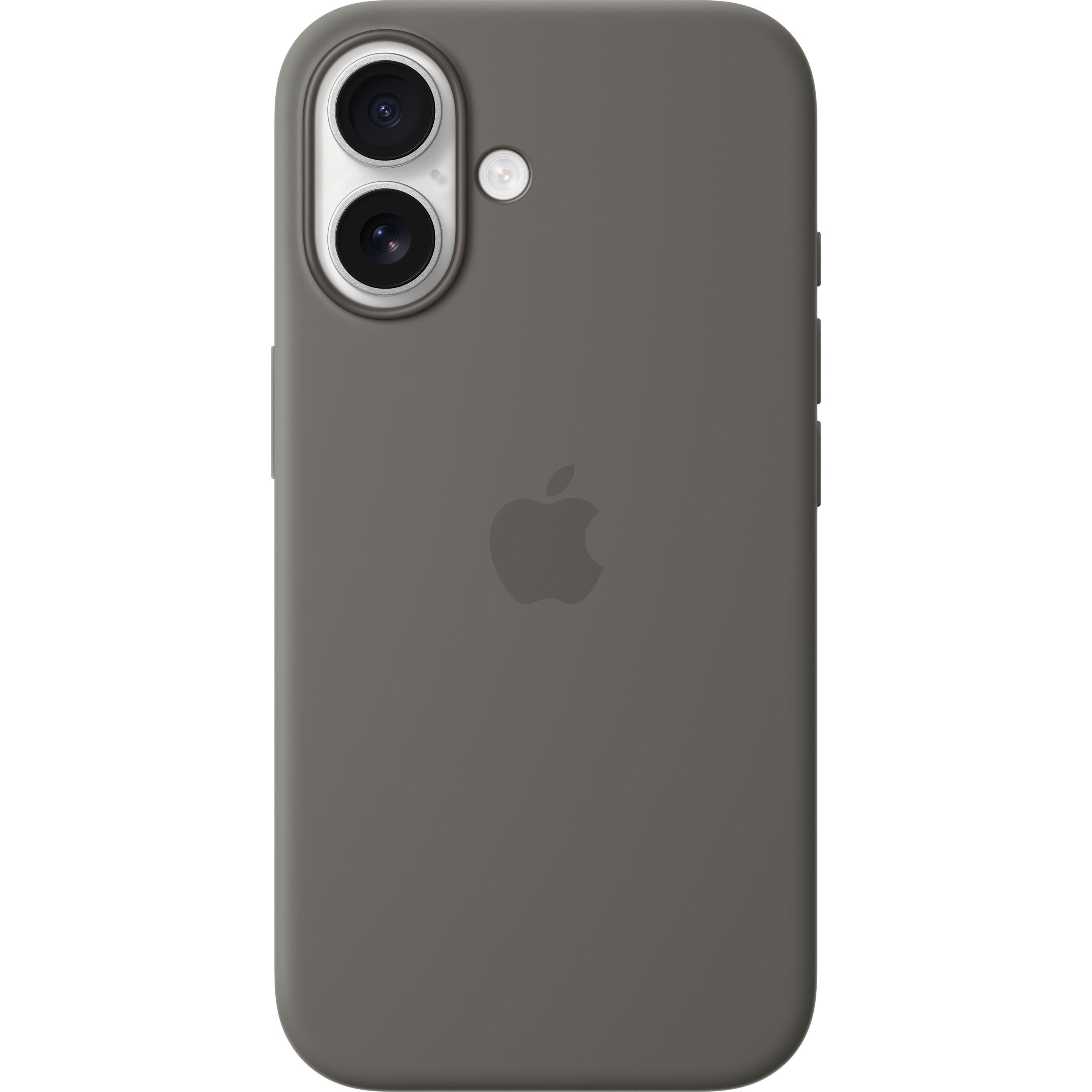 Apple Silicone Case with MagSafe (Apple iPhone 16), Smartphone Hülle, Grau