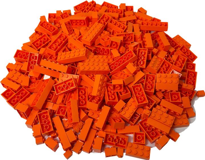 Image du produit LEGO briques surélevées Orange Basic Mix - NOUVEAU! Quantité 100x (LEGO Classic)