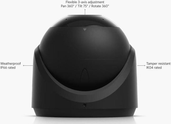 Produktbild Ubiquiti Netzwerkkamera G6 Turret Schwarz