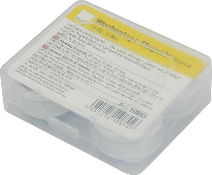 Immagine prodotto TimeTEX TIME TEX calamite per i giorni della settimana 10855 10 pezzi in scatola