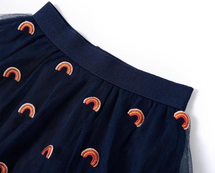 Immagine prodotto vidaXL Gonna da bambino con tulle blu navy 92,Materiale esterno: 100 (92)