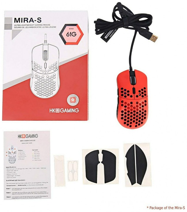 Produktbild HK Gaming Mouse Mira-M 12000 DPI Monza