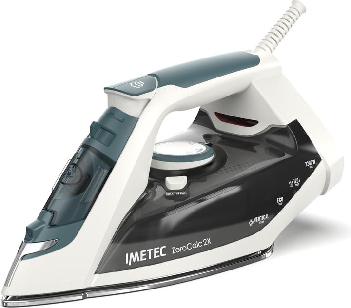 Produktbild Imetec ZeroCalc Z1 2500 Dampf- und Trockenbügeleisen Edelstahl Teeblattfarbe (2200 W, 120 g/min)