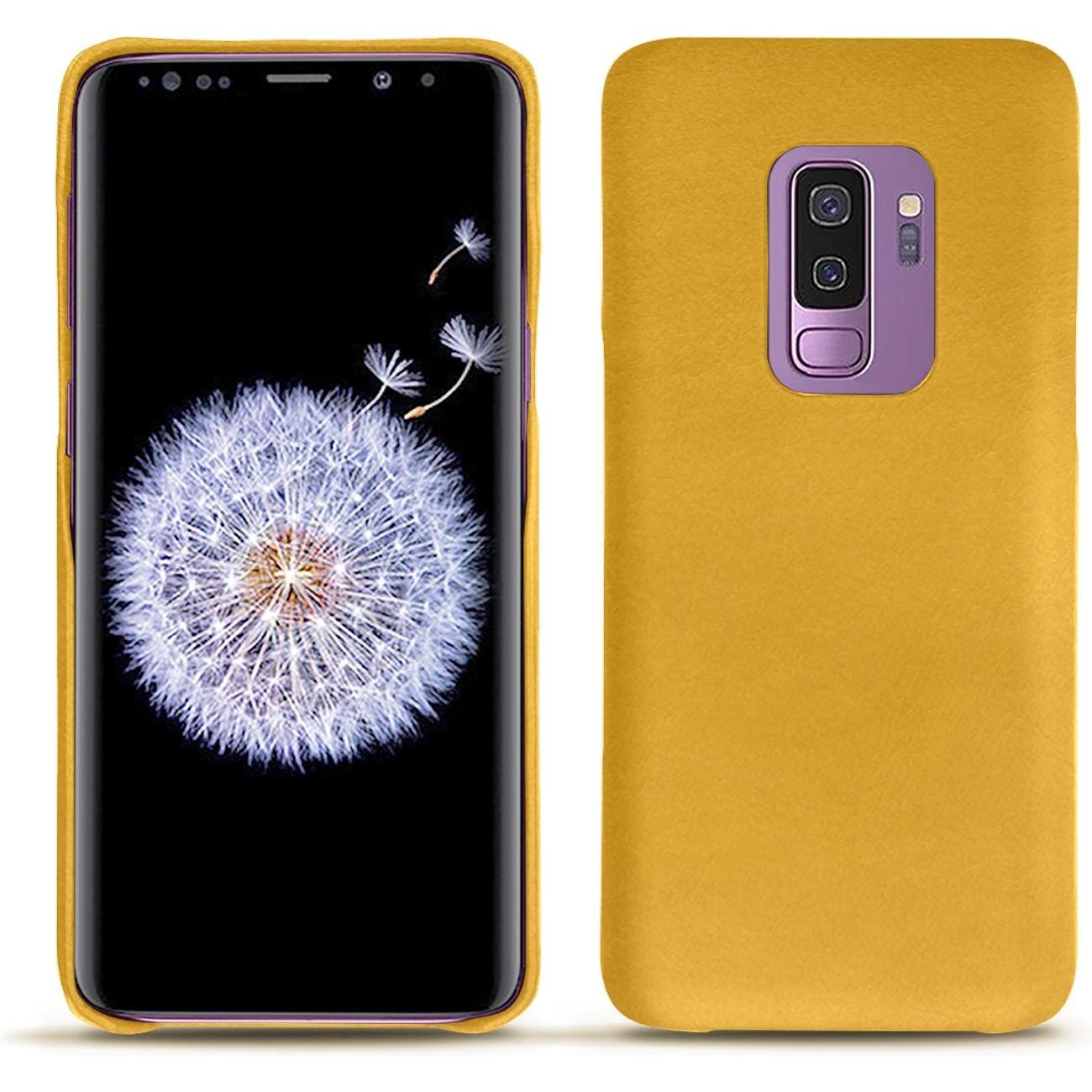 Noreve Lederschutzhülle (Samsung Galaxy S9+), Smartphone Hülle, Orange