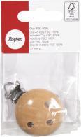 Actual product image Rayher Wood Clip FSC 100%, 37mm ø, natural, 1 piece