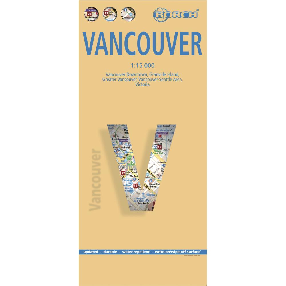 Map. Vancouver, Landkarte