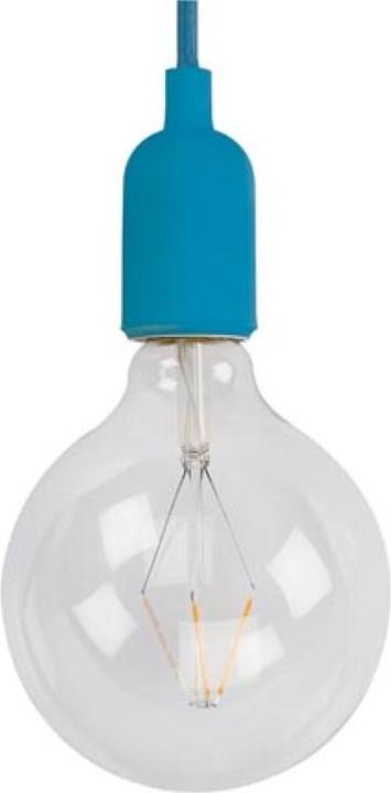 Produktbild Velleman Design-Pendelleuchte Mit Textilkabel - Blau (100 cm)