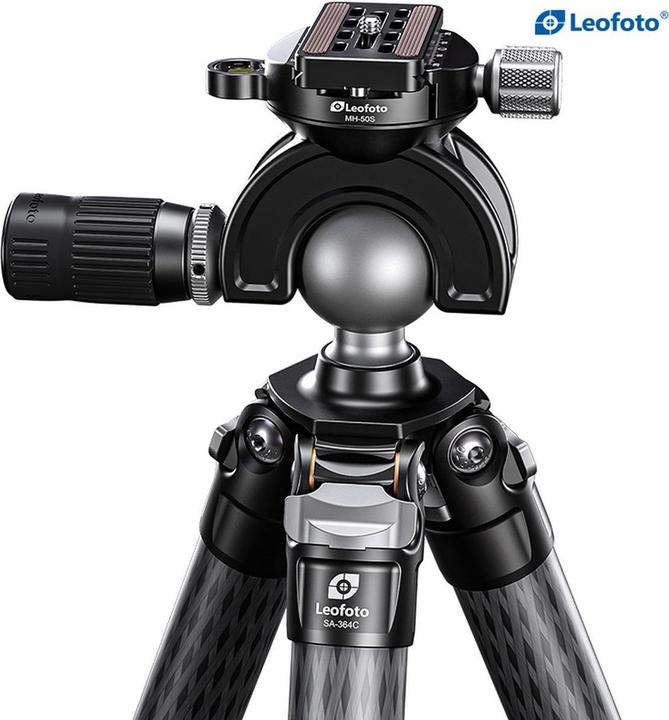 Produktbild Leofoto SA-364C+MH-50S CNC Tripod Hard Anodize (2006205038) (Carbon)