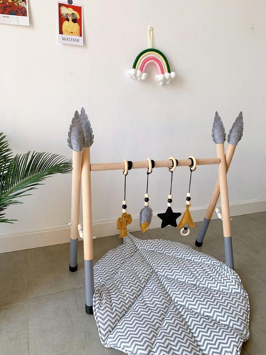 Immagine prodotto Nelaroom Palestra per bambini in legno - Cactus Tipi